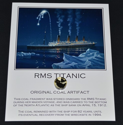 Rms titanic authentic coal - titanic,