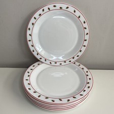 Arc France arcopal red green square 10” Dinner Plate REPLACEMENT Lots Available