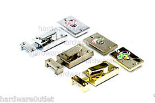 Toilet Bathroom Door Lock VACANT ENGAGED Indicator Bolt 3 Finishes available ZQ