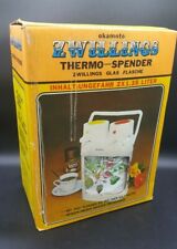 Hot/Cold Double Drink Dispenser Retro 70 Vintage 1.35L x 2 Camping, Picnic Trips
