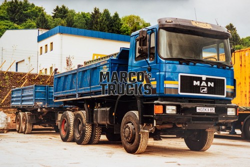 Truck photo man f2000 tipper - man,