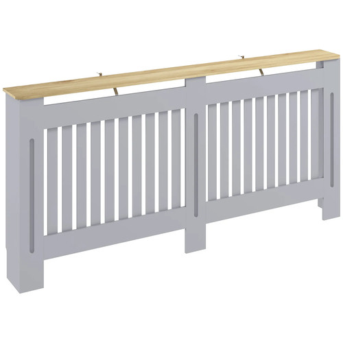 Homcom slatted radiator - slatted,