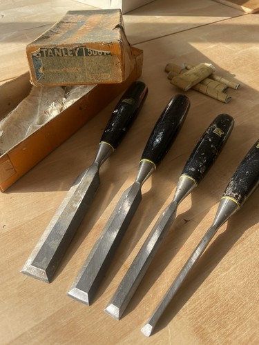Stanley 5001 wood chisels - 4,