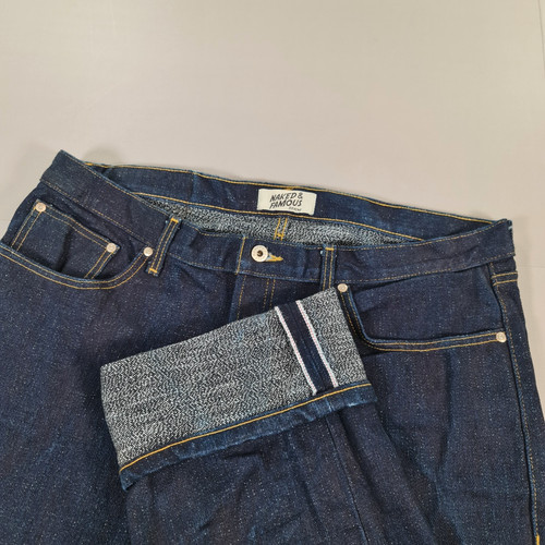 Naked famous mens jeans blue - famous,