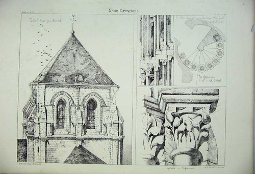 Old antique print laon - print,