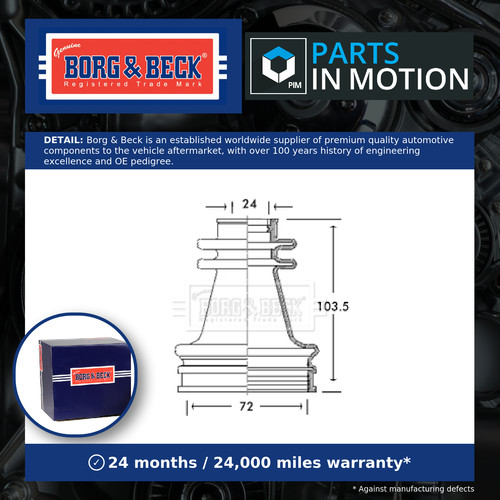 Joint boot fits - fits, vauxhall