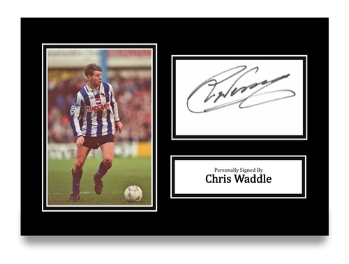 Chris waddle hand signed - chris,