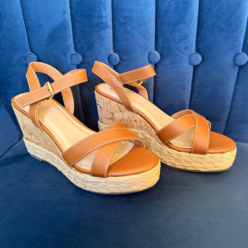 Women tan cork - tan, look