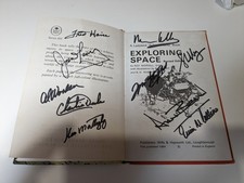 Exploring space book signed - exploring,