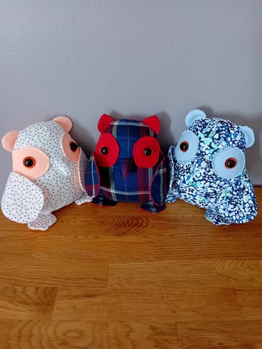 Handmade memory bears owl - handmade,