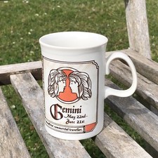 DUNOON ZODIAC GEMINI THE TWINS HOROSCOPE MUG Vintage