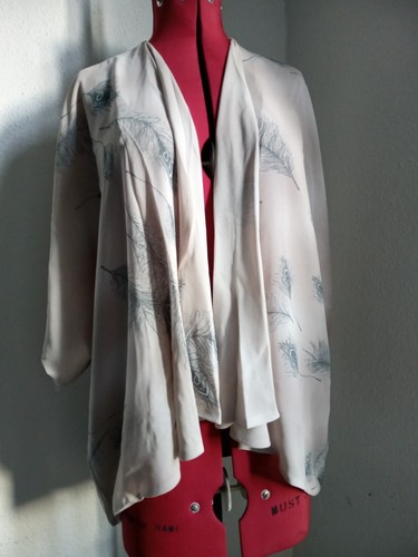 Vintage topshop feather - , kimono
