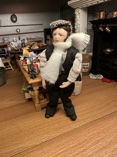 Dolls house young barrow boy - house,