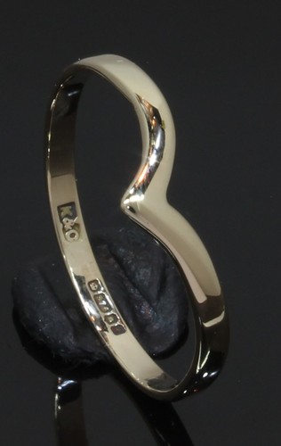 Carat yellow gold plain - 9,