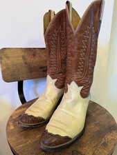 Tony Lama Cowboy Boots Brown