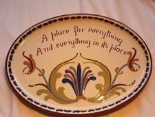 A Typical Longpark Oval Dish