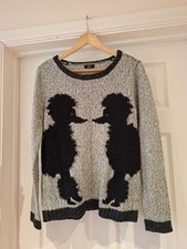 F&F Jumper Grey & Black Poodle