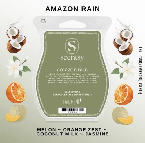 Scentsy amazon rain - scentsy, bar