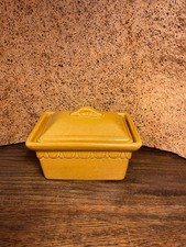 Vintage French Pate Yellow