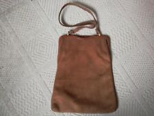 Vintage Asprey Bond St London shoulder bag handbag suede leather hippie hippy