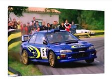 Richard Burns 30x20 Inch Canvas WRC Rally Subaru Impreza Framed Picture Sti