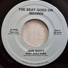 Jack Scott ** Baby, She's Gone