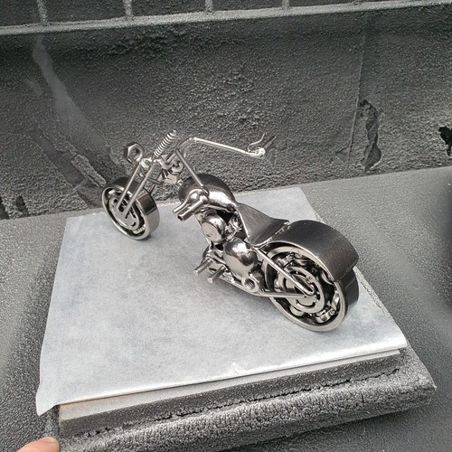 Chopper metal sculpture art - sculpture,