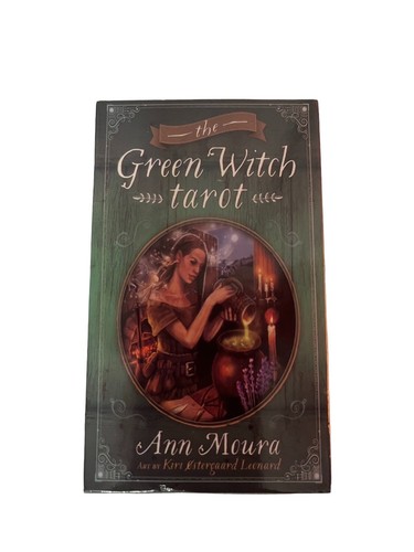 Green witch tarot - green, cards