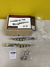 KURYAKYNK CHROME ZOMBIE SKULL LEVERS FOR HONDA FREE POST