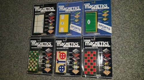 Vintage 1980 mini magnets - vintage, 1980's