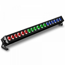 LED Bar 1M Uplighter Wall Washer Strip Light DMX Link RGB 18 x 3W Colour Batten