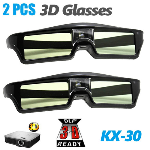 2pcs glasses dlp link - 3d,