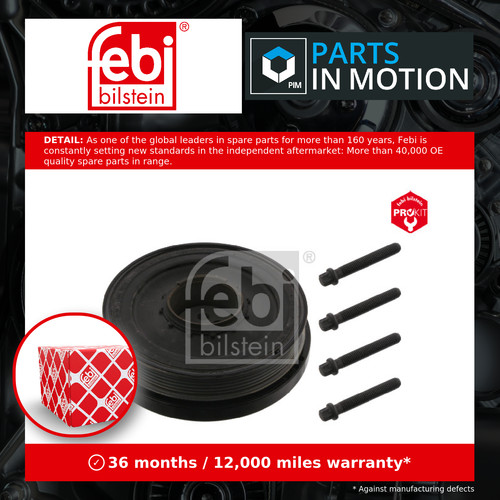 Crankshaft pulley fits - crankshaft,