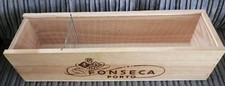 Porto Box Wood Port Case Perspex Display Fonseca EMPTY: Ornaments? Paperweights?