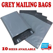 Strong grey plastic mailing - plastic,