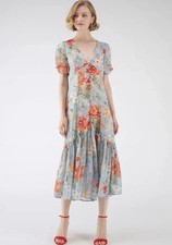 Zara Size Medium Midi Floral