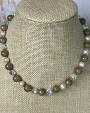 Vintage Brown Glass, Faux