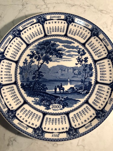 Wedgwood calendar plate - wedgwood, 9"