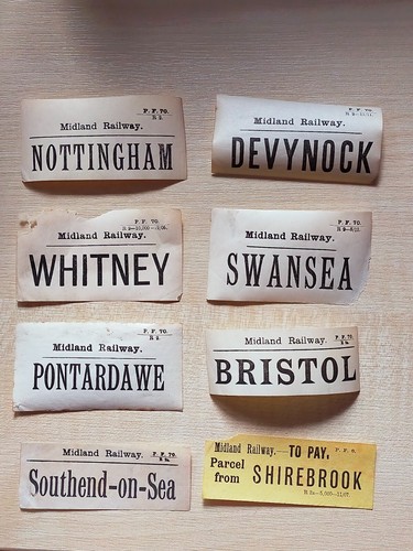 Luggage labels midland - (8):,