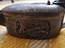 Vintage BRAIME'S of Leeds Stainless Steel Oil Can ("Double Slide") No.8 - 3rd P.