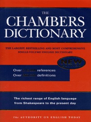 The chambers dictionary value - the,