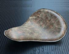 Distressed look Brown leather