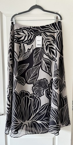 Bnwt next floaty chiffon - floaty, midi