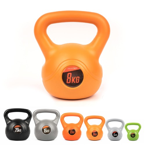 Vinyl kettlebell weight 4kg - kettlebell,