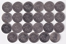 French Polynesia 20 Francs 1967-2015 23 coins all different & listed #38