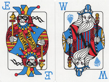 Pair of RARE MODERN "Wizards" JOKER Play Cards #80