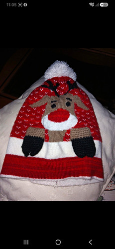 Fair isle reindeer pom - fair, pom-pom