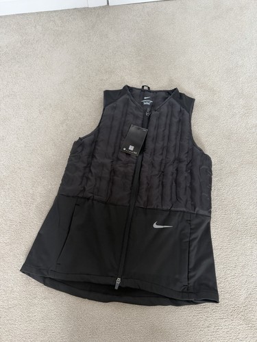 Black nike body warmer medium - black,