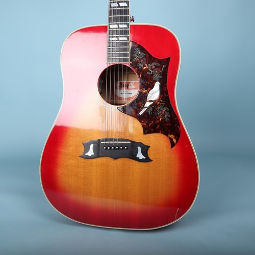 1977 gibson dove custom cherry - gibson,