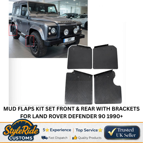 Mud flaps kit set front - flaps, rear
